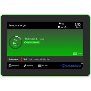 LoopMeeting LM1052T møderums booking med touch.