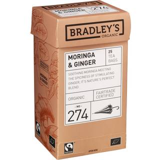 Bradley&#39;s Moringa & Ginger 25 stk. ØKO