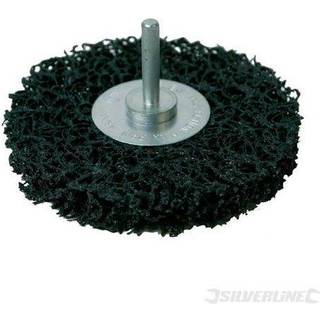 Grov sliberondel med spindel 100mm Sort