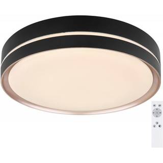 Manni LED-loftlampe, Ø 39 cm, sort/bronzefarvet, CCT