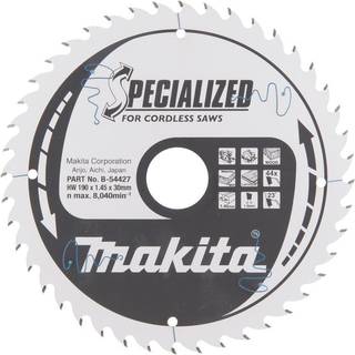 Rundsavsklinge til træ Makita SPECIALIZED; 190x1,45x30,0 mm; Z44; 23°