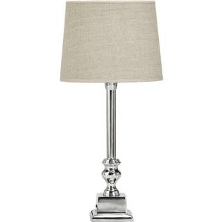 PR Home Linné bordlampe, kromfarve/natur, højde 46 cm