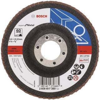Bosch Lamelslibeskive B:m Ø115x22mm K60 Flad - 2608607350