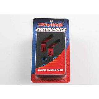 Traxxas 3652X Stub Axle Carriers Aluminium Red (2)