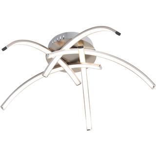 LED-loftslampe Valerie 5-flamme Ø47cm stål