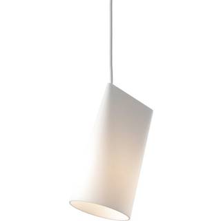 MOEBE Ceramic Pendel Hvid Smal
