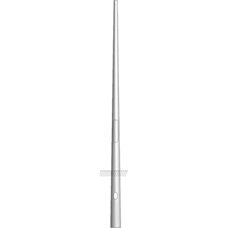 Konisk mast 6,0 M f/nedgravning m/boring