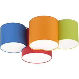 Loftlampe Mona med 4 lyskilder, flerfarvet