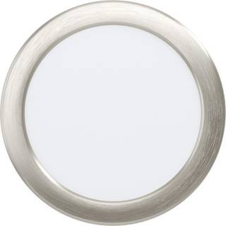 EGLO FUEVA 5 indbygningsspot Ø166 mm, 3000K, børstet stål