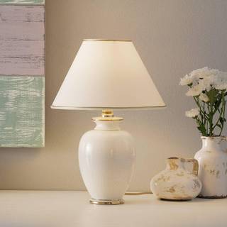 KOLARZ Giardino Craclee bordlampe, creme, 30 cm