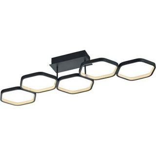 Loftslampe grå inkl. LED 3-trins dæmpbar - Jetse