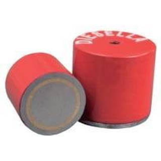 Høj Pottemagnet Alnico Ø12,7x15,9 mm med M4 gevind (19N)