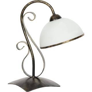 Antica bordlampe i landlig stil, enkelt flamme