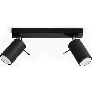 Loftslampe RING 2 sort