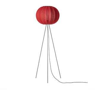Made By Hand  Knit-Wit 45 Round Gulvlampe Høj - Made By Hand Maple Red