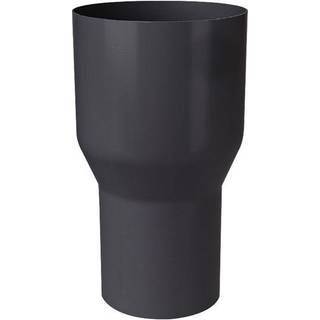 Plastmo overgang, PVC, Ø90/Ø75 mm, grafit