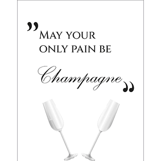 Plakat med sort ramme 15 x 21 cm