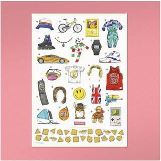 Luckies Of London Poster 90's Icons - Plakat