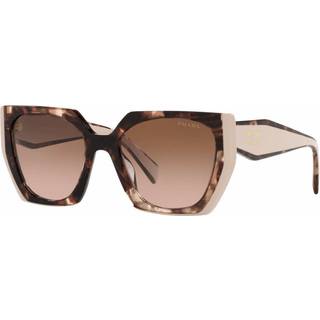 Prada PR 15WSF Asian Fit 01R0A6 55 Solbriller Kvinder Tortoiseshell - Tortoise - 55mm