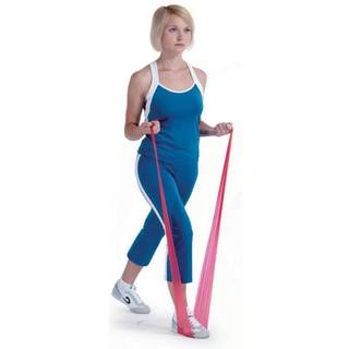Aserve Latexfri Træningselastik Medium Rød 45m