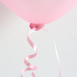 Ballonsnor - Autolukning 100 stk. Pink