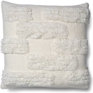 Classic Collection Bricks Pudebetræk 50x50 Cm t - Pyntepuder & Betræk Bomuld Hvid - CCBR55WH