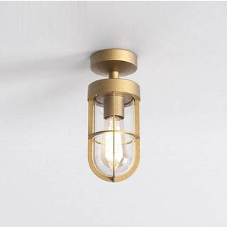Astro Cabin Semi Flush støbt messing loftlampe IP44