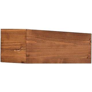 Lindby Benicio Wood LED-væglampe træ kantet, 37 cm