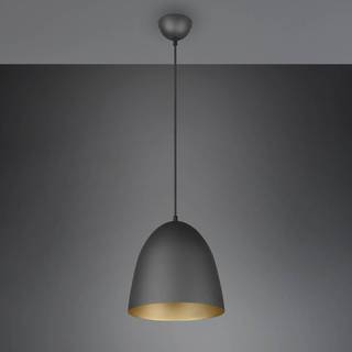 Tilda hængelampe, 1 lyskilde, sort/guld, Ø 25 cm