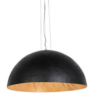 Industriel pendellampe sort med guld 70 cm - Magna