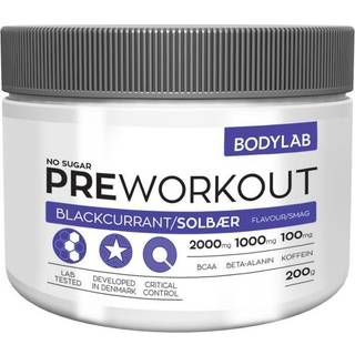 Bodylab Pre Workout - Flere smagsvarianter - 200 g