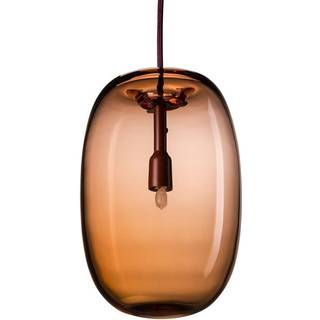 Örsjö Belysning Pebble pendel okseblod, langstrakt, glas