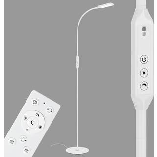 LED-gulvlampe Office Remote, fjernbetjening, hvid