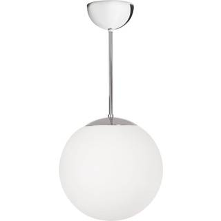 Konsthantverk Funkis Globe pendel White-chrome Ø20 cm