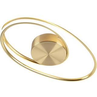 Design loftslampe guld inkl. LED 3-trins dæmpbar - Rowan