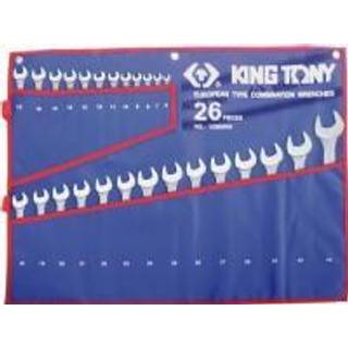 Skiftenøgle sæt King Tony 1226MRN; 6-32 mm; 26 stk.