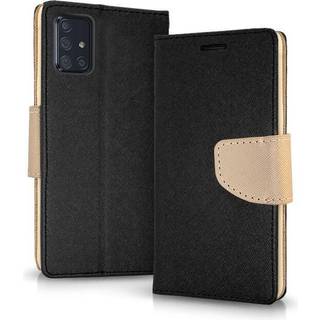 Fancy Book Cover til iPhone 13 Pro Max Sort/Guld