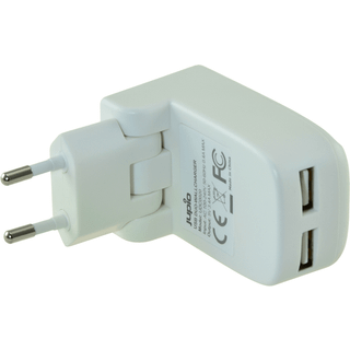 Jupio 3,4A dobbelt USB oplader