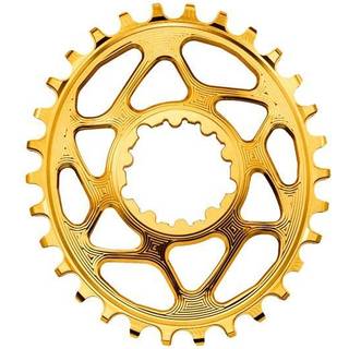 Absolute Black Klinge oval Direkte montering GXP SRAM guld - Antal tænder 32
