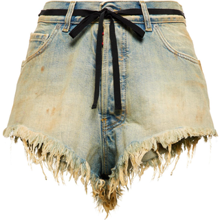 Denim shorts - Beige - 40