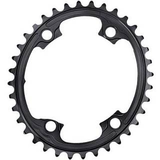 Absolute Black lille oval klinge til Shimano R9100/R8000/R7000 - Antal tænder 36