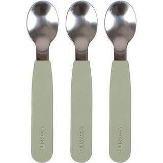 Filibabba Silicone spoons 3-pack - Green