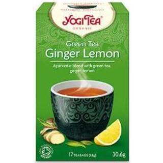 Te Yogi Green Ginger lemon Økologisk, æske med 17 breve