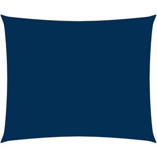 solsejl 3,5x4,5 m rektangulær oxfordstof blå