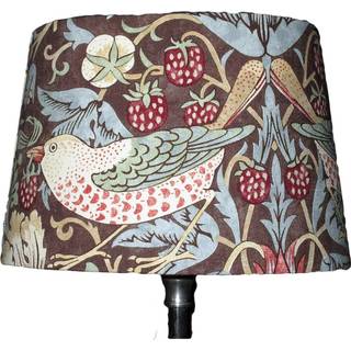 Bergo Lampskärmar Linus 23 Strawberry Thief Mokka - Lampeskærme Tekstil Mocca - S09/23/313162100