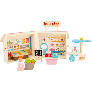 Small Foot - Wooden Take-along Play Shop Poppenhuis 15dlg.