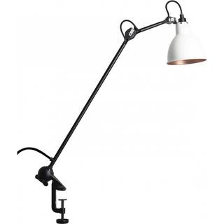 Lampe Gras - Bordlampe - 201-R - Klemlampe - Hvid/Kobber - DCW éditions Paris