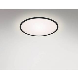 LED-loftslampe Lana, baggrundsbelyst effekt Ø28 sort