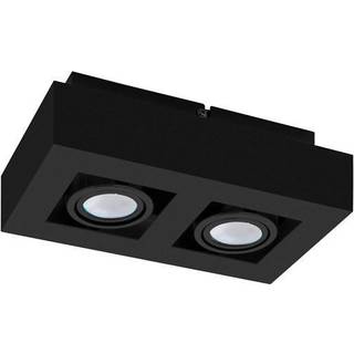 EGLO MENDOZA loftlampe 2x5W LED GU10, sort