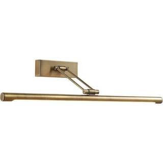 Lucande LED-gallerilampe Dimitrij, messing, metal, 54 cm
